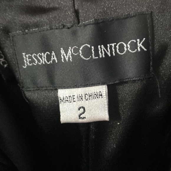 NWT Jessica McClintock x Vintage Strapless Twist Front Maxi - Picture 8 of 8